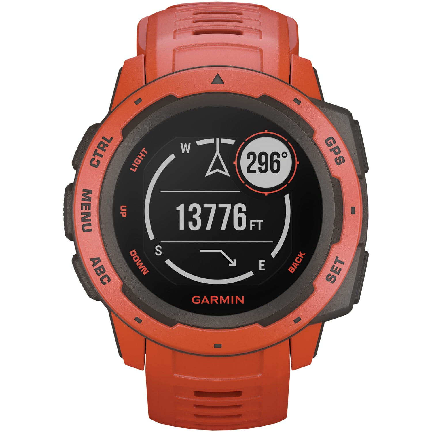 新品同様 Watch, GPS Rugged - Instinct™ Garmin Flame Walmart.com - Red ラウンド用品・アクセサリー