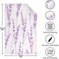 thumbnail image 3 of Coolnut 1 Pack Beautiful Violet Lavender Kitchen Towels, Soft Highly Absorbent Dish Towels Reusable Tea Towels Set, 28"x 18", 3 of 6