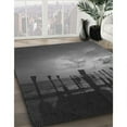 thumbnail image 3 of Ahgly Company Machine Washable Indoor Rectangle Transitional Charcoal Black Area Rugs, 5' x 7', 3 of 7