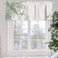 thumbnail image 6 of Succulents Eucalyptus Valances for Windows Floral Ferns Leaf Green Butterfly Valance Curtains Rod Pocket Bathroom Small Window Treatments for Kitchen Living Room Bedroom, 42"x12", 6 of 7