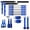C, variant on Complete Resistance Band Bar Set 270Lbs Adjustable for Full Body Home Workouts A
