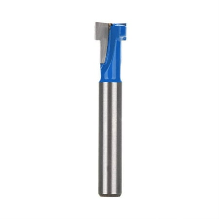 Snowmobile Track Drill Bit FAGINEY T Router Bit, 1/4'' Shark Hex Bolt T-track T-slot Slotting Router Bit Alloy Blade Carbon Steel Handle ()
