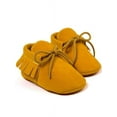 thumbnail image 2 of Lavaport Newborn Baby Boy Girl Moccasins Shoes Fringe Soft Soled Non-slip Footwear Crib Shoes PU Suede Leather First Walker Shoes, 2 of 4