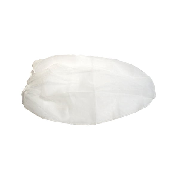 SuperTuff White Nylon Mesh Elastic Top Paint Strainer
