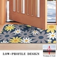 thumbnail image 3 of Navy Daisy Flower Pattern Door Rugs,Washable Non Slip Door Mats Indoor,Decorative Door Mats,Entry Mat Indoor for Entrance,Bedroom,Kitchen,Bathroom,17"x30", 3 of 6