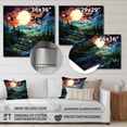 thumbnail image 4 of Designart "horizon Aurora Borealis Natures IV" Aurora Borealis Metal Art Print, 4 of 5