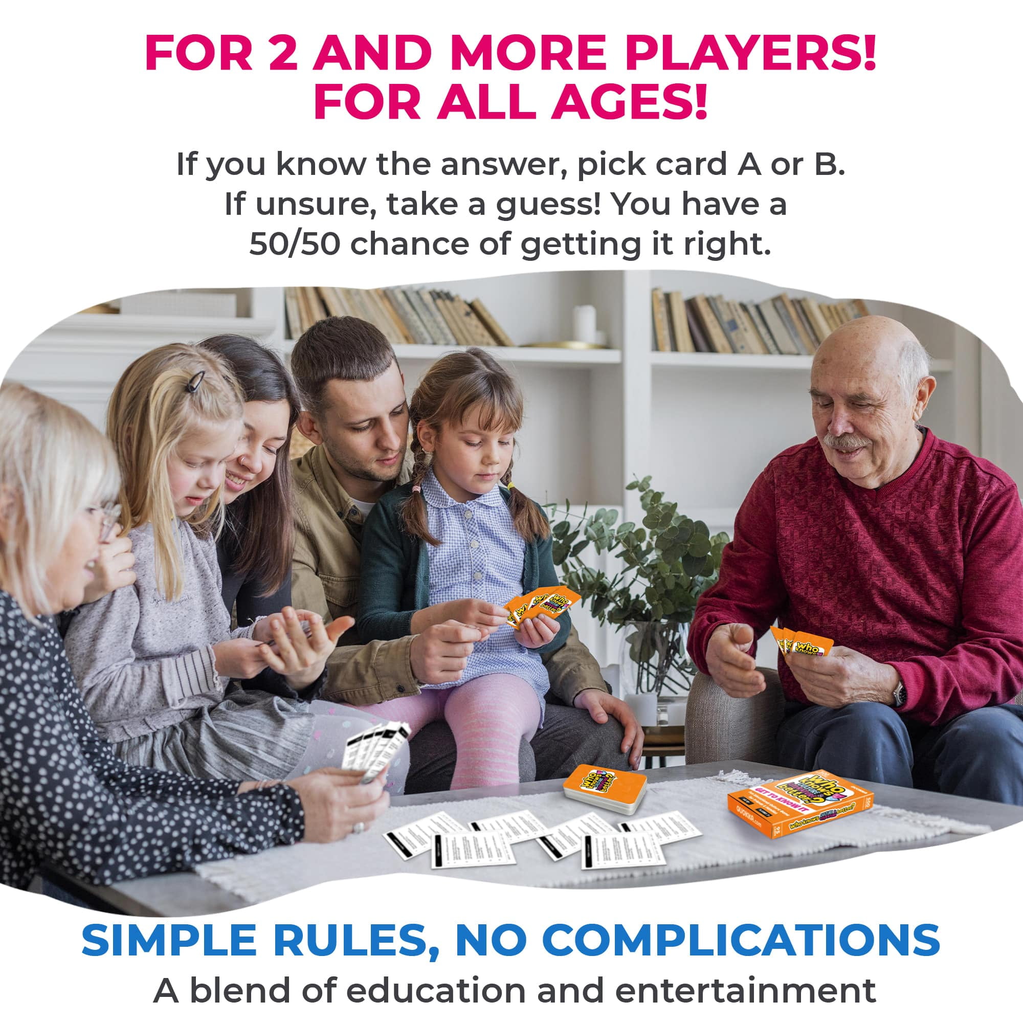 Quokka Card Game for Kids 8-12 - Who Knows Culture and Literature Better? Educational Card Game for Kids