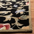 thumbnail image 4 of Safavieh Chelsea Georgiana Bordered Wool Area Rug, Black, 9' x 12', 4 of 12