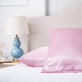 thumbnail image 2 of CHAO Funda de almohada de satén para cabello y piel, paquete de 2, fundas de almohada de tamaño estándar, estilo 25, 2 of 5