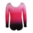 thumbnail image 5 of SYNPOS Gymnastics Leotards for Girls Long Sleeve Colorful Sparkle Leotard for Girl 5-12 Years, 5 of 15