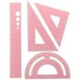 thumbnail image 4 of HLONK1 Set of Math Ruler Measuring Kit Geometry Tools Math Class Supplies for Classroom Office, 4 of 6