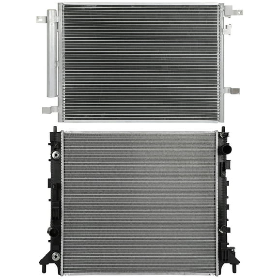 cciyu Aluminum Radiator Replacement 2016-2019 for Cadillac for CTS,2016-2020 for Chevrolet for Camaro