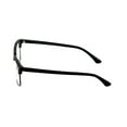 thumbnail image 4 of Calabria Vivid 257 Black 52 mm Semi-Rimless Designer Reading Glasses +3.00, 4 of 4