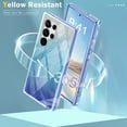 thumbnail image 6 of Dteck Built-in Screen Protector Case for Samsung Galaxy S24 Ultra,Compatible with Mag-Safe Slim TPU+PC Full-Body Stylish Shockproof Protective Cover,Blue, 6 of 7