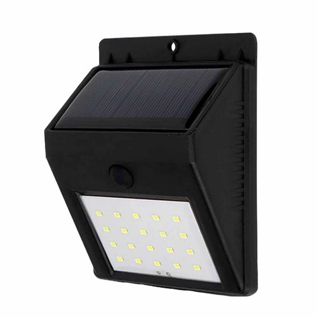 Matsuzay Lámpara de pared solar Cuerpo Sensor deportivo Luz de jardín Farola duradera Equipo de iluminación Pasillo interior Sala de estar Porche Iluminación y accesorios Matsuzay HA073031-01