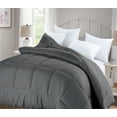 thumbnail image 4 of Swift Home Heavy-Filled Down Alternative Comforter, Ultra Soft All Season Hypoallergenic Bedding, Queen/Double, Grey, 4 of 8