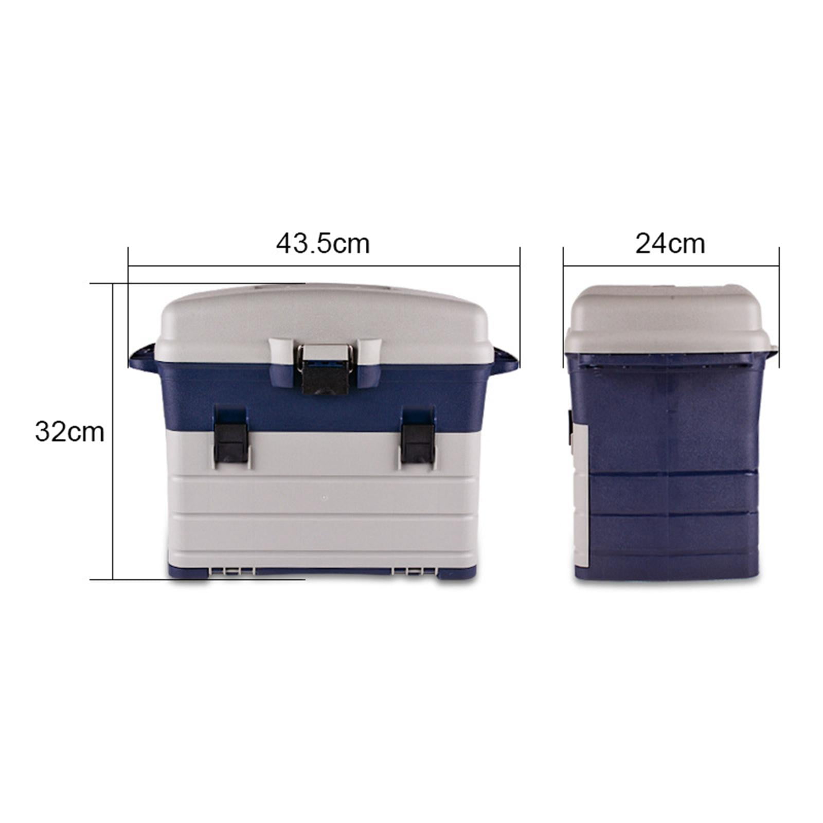  Ducurt Tackle Box Fishing Box Organizer Large Storage 4 Layers  Tacklebox : Sports & Outdoors