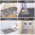 thumbnail image 3 of Paisley Pattern No.90129 Front Door Mat, Indoor Mats for Bedroom Bathroom Kitchen, Floor Mat Non-Slip, Soft Carpet Floor Cover Machine Washable Entryway Mat - 20x31.5in, 3 of 5