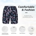thumbnail image 5 of Balery Love Butterflies Mens Swim Trunks Swim Shorts for Men Quick Dry Inseam Beach Shorts with Compression Liner Pocket-XX-Large, 5 of 9