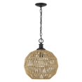 thumbnail image 2 of Florence 1-Light Metal Medium Pendant in Black, 2 of 5