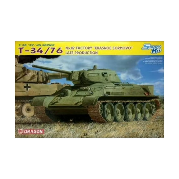 Dragon Models T-34/76 No.112 Factory "Krasone Sormovo" - Late Production New
