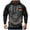#0375-Dark Gray, variant on Aoochasliy Hoodies for Men Quarter Zip Oversized Pullover Sweatshirts Fall 2026 Loose Fit Casual Hooded with Pockets Vintage Workout Active Pullover