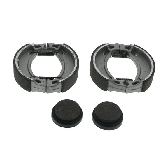 Front Brake Pads & Rear Brake Shoes for Yamaha Moto 4 YFM200DX 1985 - 1989