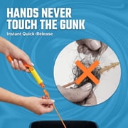 FlexiSnake Drain Weasel Snake Hair Clog Remover Plumbing Tools, 5 Pack