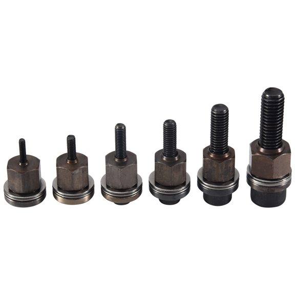 6Pcs Hand Rivet Nut Head Nuts Simple Installation Manual Riveter Rivnut Tool Accessory for M3 M5 M6 M8 M10