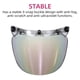 thumbnail image 4 of Lente De Casco Retro De Tres Botones, Cubierta Decorativa Para Casco, Lente Universal De 3 Botones, Visera Abatible Hacia Arriba, Lente Protectora, Lente Única Para Casco De Motocicleta Eigraketly VI009026-01, 4 of 7