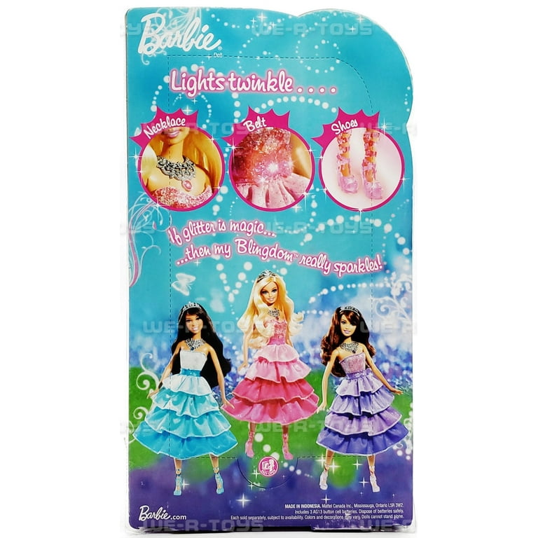 Barbie - Mattel Barbie Sparkle Lights Princess - Walmart.com