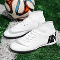 thumbnail image 5 of Botas de fútbol antideslizantes para hombre, calzado deportivo de alta calidad, con tacos, para entrenamiento de hierba TF/FG, ligero, para adultos, 5 of 5