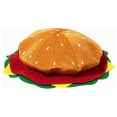 thumbnail image 1 of Sombrero divertido de Halloween, sombrero de comida, Pizza, hamburguesa, para Festival, disfraz de Halloween, accesorio, sombrero tonto loco para adultos ER, 1 of 6