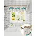 thumbnail image 5 of Curtain Valances for Windows, Easter Rabbit Eggs on Truck Wood Board Retro Texture Rod Pocket Valance Window Treatments Short Curtains for Kitchen Bathroom Living Room 54 x 18 Inches, 1 Panel, 5 of 6