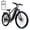 Black, variant on SISIGAD Electric Bike for Adults(Age 16 ), 500W Powerful Motor, 20Mph Max Speed, 48V 15Ah Removable Battery, 27.5 inches Wheel, SGS