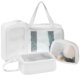 thumbnail image 1 of GOOHOCHY 1 Juego de neceser de maquillaje, neceser de viaje, neceser transparente, organizador de herramientas de maquillaje, 1 of 7