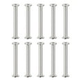 thumbnail image 1 of Unique Bargains M4x40mm Round Cross Head Screw Post Binding Leather Fastener, Nickel Plated, 10Sets, 1 of 4