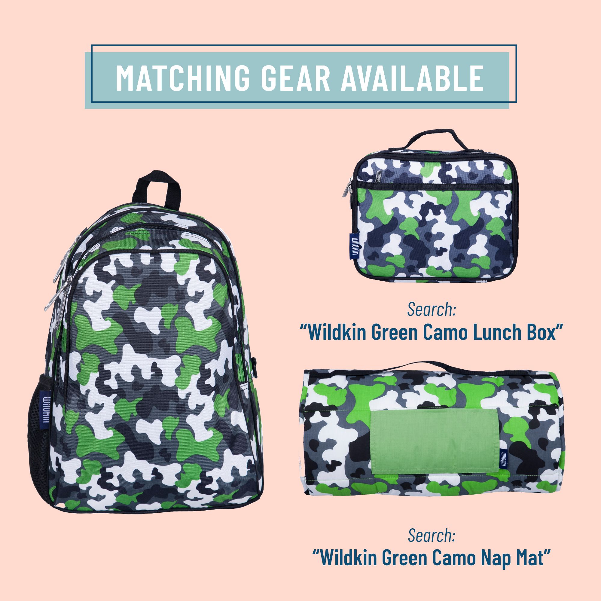 Wildkin Blue Camo Lunch Box