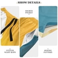 thumbnail image 6 of Men's Pajama Bottoms Athletic Shorts For Men Casual Cotton A Huge Ocean Waves and Sand, 6 of 7