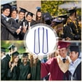 thumbnail image 2 of ZOUSSIQI Graduation Stoles - Graduation Shawl Stole, Colorful Graduation Sashes, Graduate Stole | 72-Inch Long Unisex Plain CA919-35458, 2 of 8