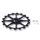 thumbnail image 4 of Bicicleta Rueda de guía de polea de rodamiento de cambio trasero para bicicleta de montaña Mi Xim (negro 18T) Tmvgtek Accesorios para bicicletas, 4 of 8