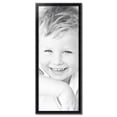 thumbnail image 2 of ArtToFrames 19" x 49" Black Engraved Edges Picture Frame, 19x49 inch Black Wood Poster Frame (WOM-4055), 2 of 8