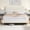 Beige, variant on Full Size Cloud Bed Frame with Adjustable Upholstered Headboard, Modern Soft Full Platform Bed with Boucle Fabric,No Box Spring Needed, Beige