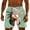 #443-Green, variant on Ceisia Men's Funny Animal Print Beach Shorts Novelty Drawstring Swim Trunks with Hidden Pocket Quick Dry Summer Bottoms Gifts for Father