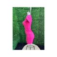 thumbnail image 2 of Vestido Sexy Con Abertura En Pecho Con Jareta En Piernas Color Fucsia Talla Unitalla Marca Emil SaEs, 2 of 4