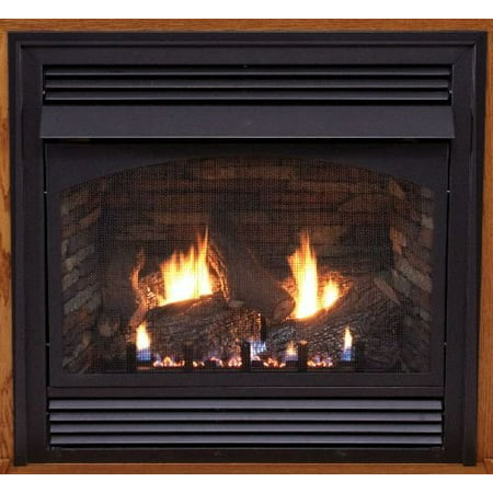 Empire Vent-Free Premium Fireplace 36-inch, Thermostat, 36,000 Btu, NG, with Logs and Liner