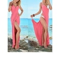 Plus Size Women's Spaghetti Strap Beach Dresses Cover Up Bikini Cover