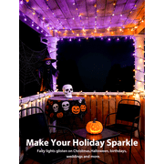 LED Fairy Lights USB Powered String Lights, 16Ft 200 LED Multicolor Firecracker Cluster Twinkle Light with Remote, Waterproof Wire Starry Light for Christmas Tree Party Bedroom Window DIY Craft Decor