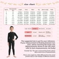 thumbnail image 7 of iiniim Kids Boys Girls Mock Neck Long Sleeve Unitard Leotard Full Length Body Suit Jumpsuit Dance wear Rose 3-4, 7 of 7