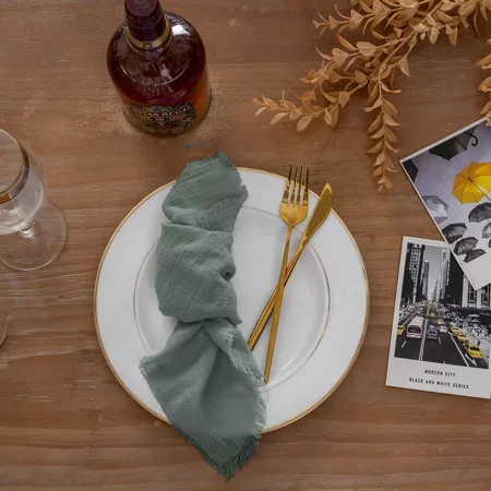 

BITFLY Gauze Cheesecloth Napkins Cotton Dinner Napkins